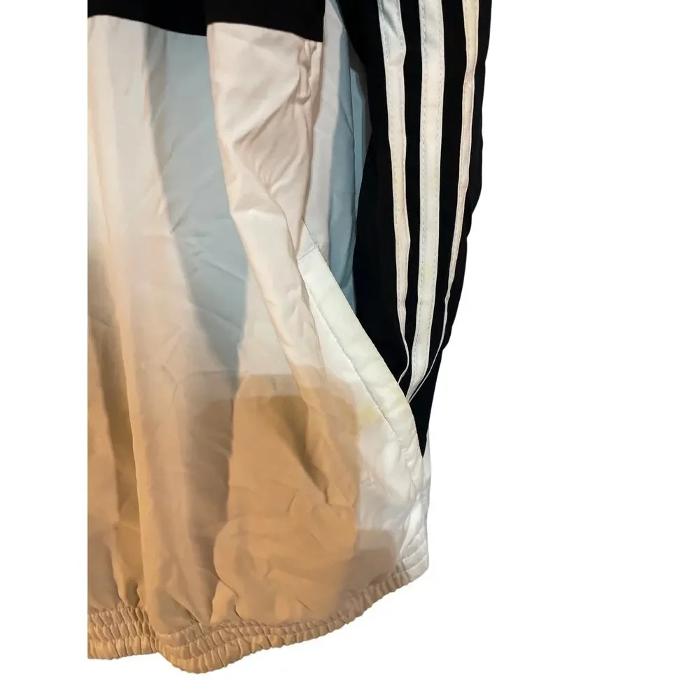 Adidas men’s hooded front zip windbreaker
